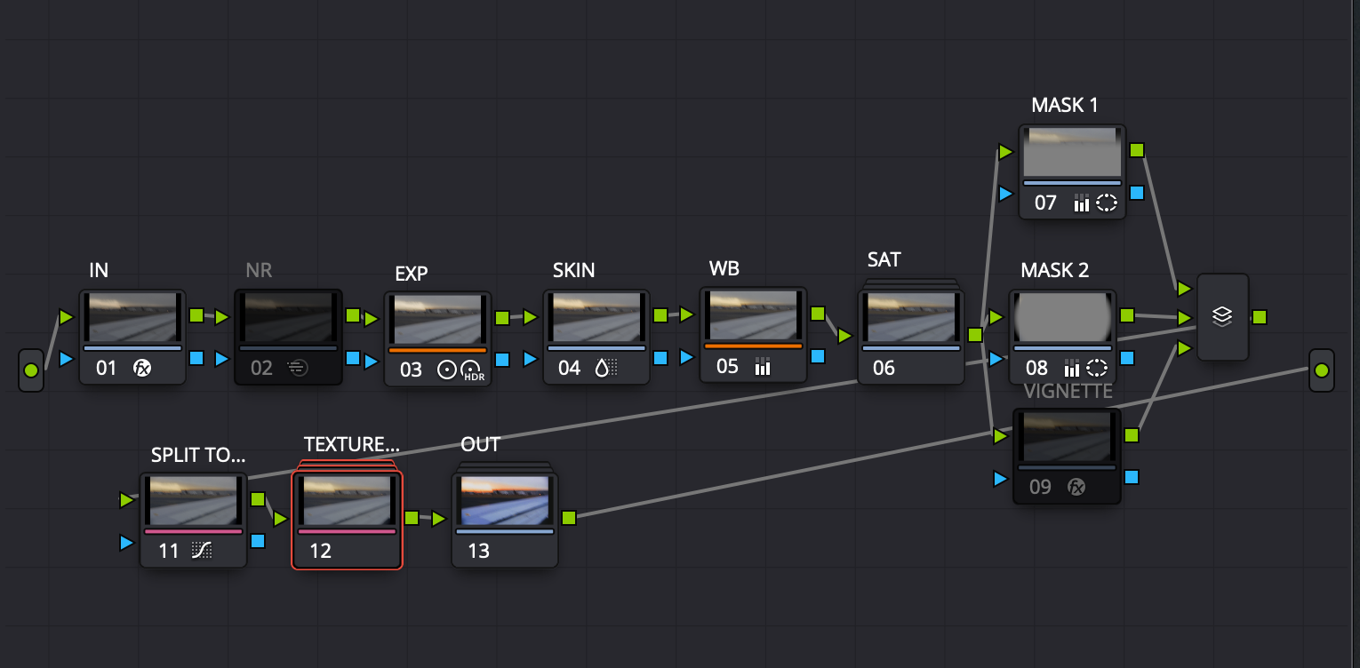 Color grading node tree 4